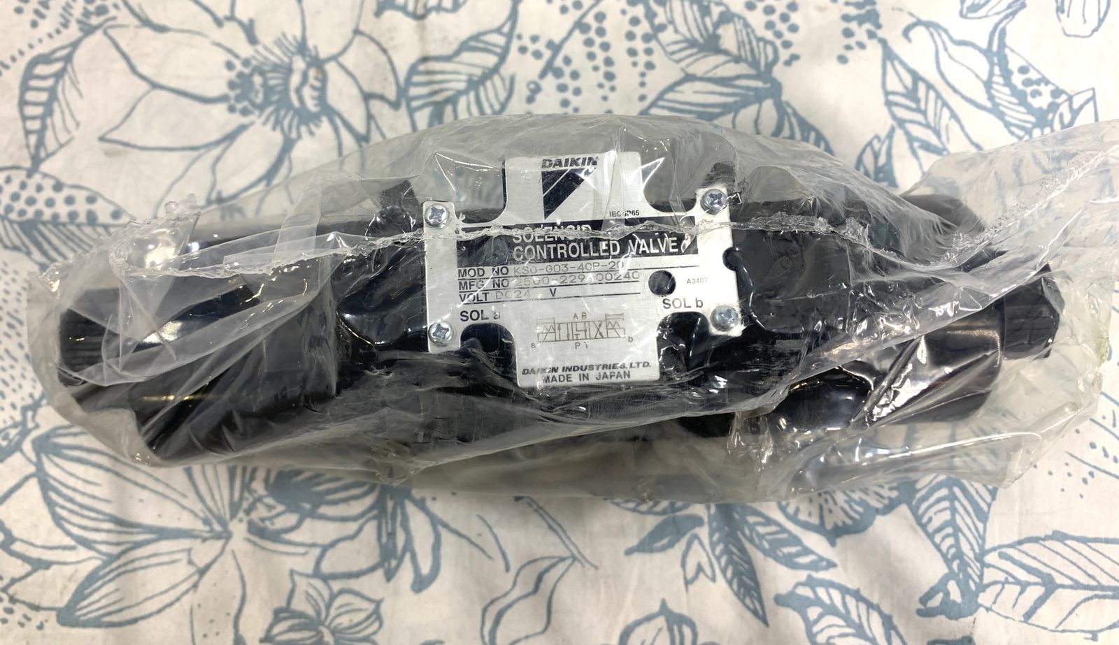 DAIKIN 電磁パイロット操作弁 KSO-G03-4CP-20