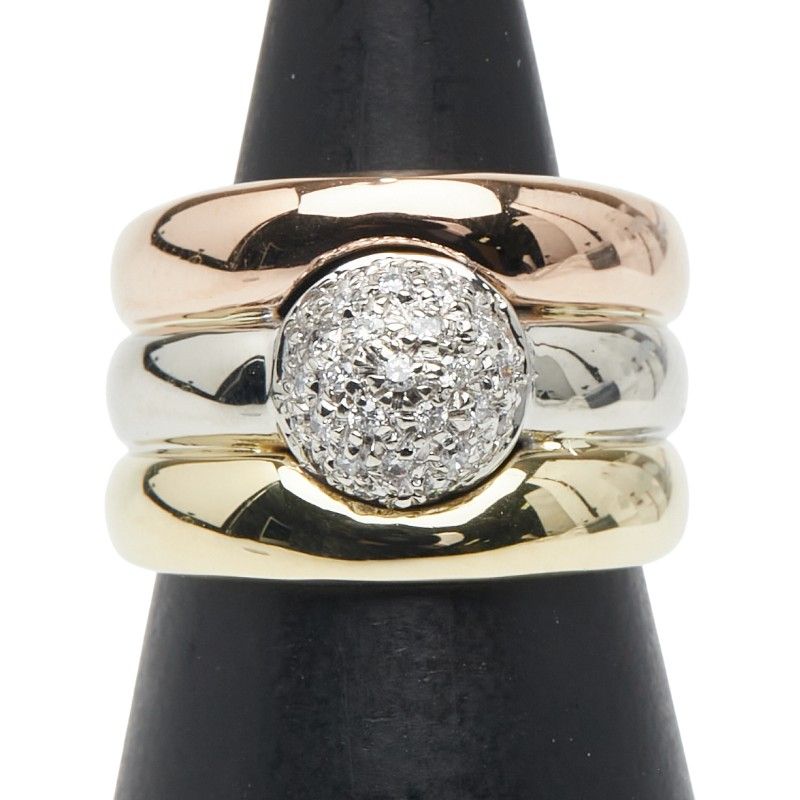 スタージュエリー スリー K 18 YG イエローゴールド レディース STAR JEWELRY 1-0235865