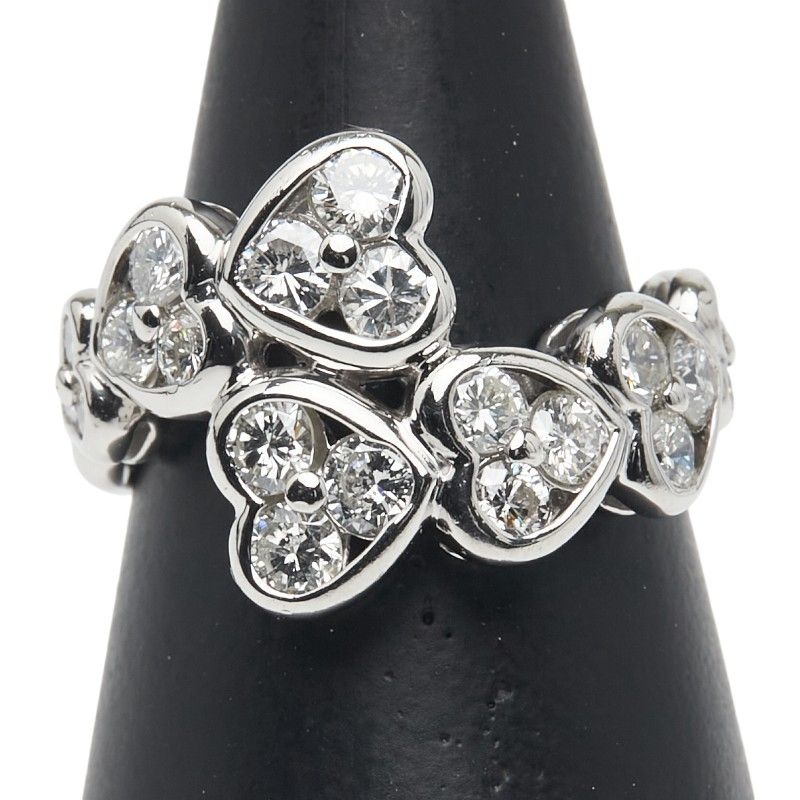 ハート モチーフ Pt 900 プラチナ レディース 1-0238710