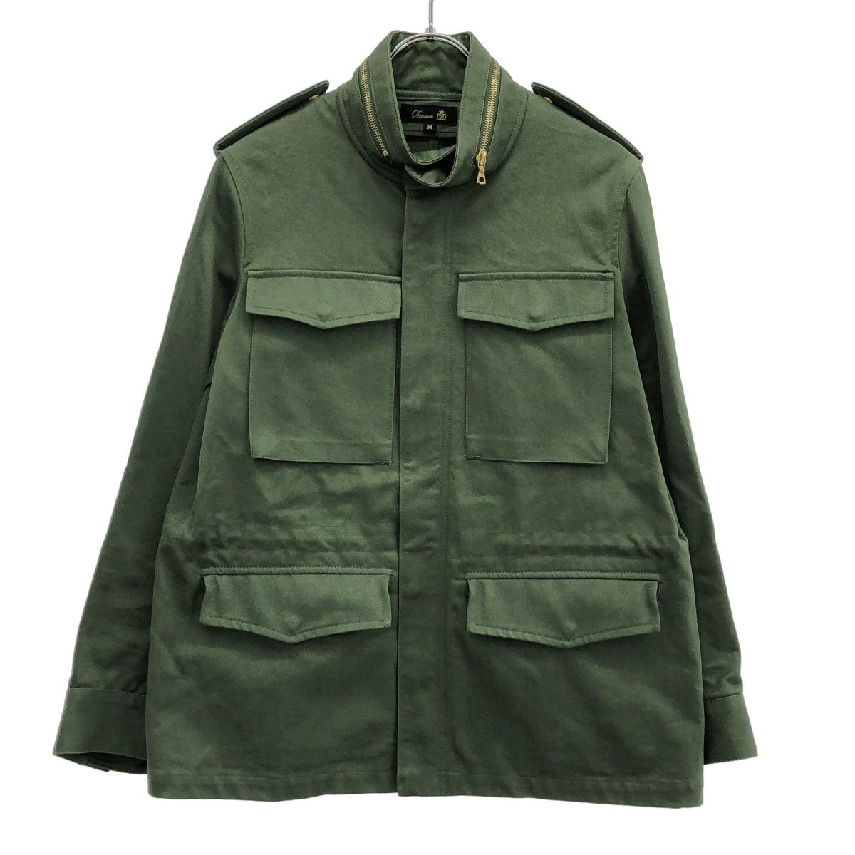 Drawer ドゥロワー 22SS NIDOM M65 JKT コットンミリタリージャケット 6522-299-0543 オリーブ系 34