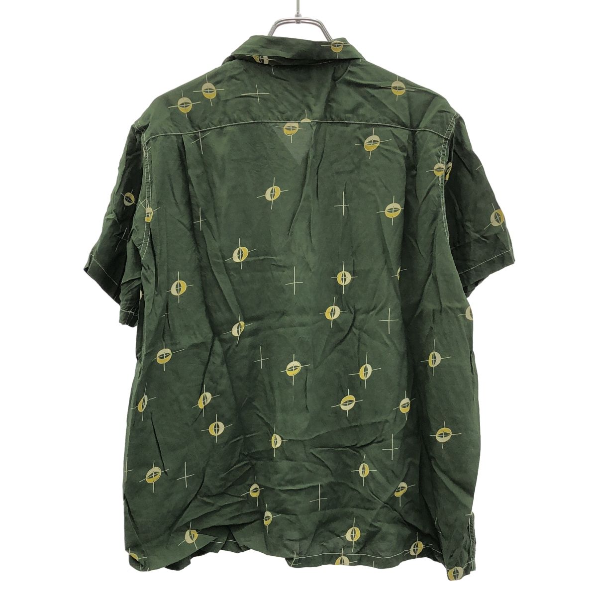 ショートスリーブアトミックシャツ カーキ