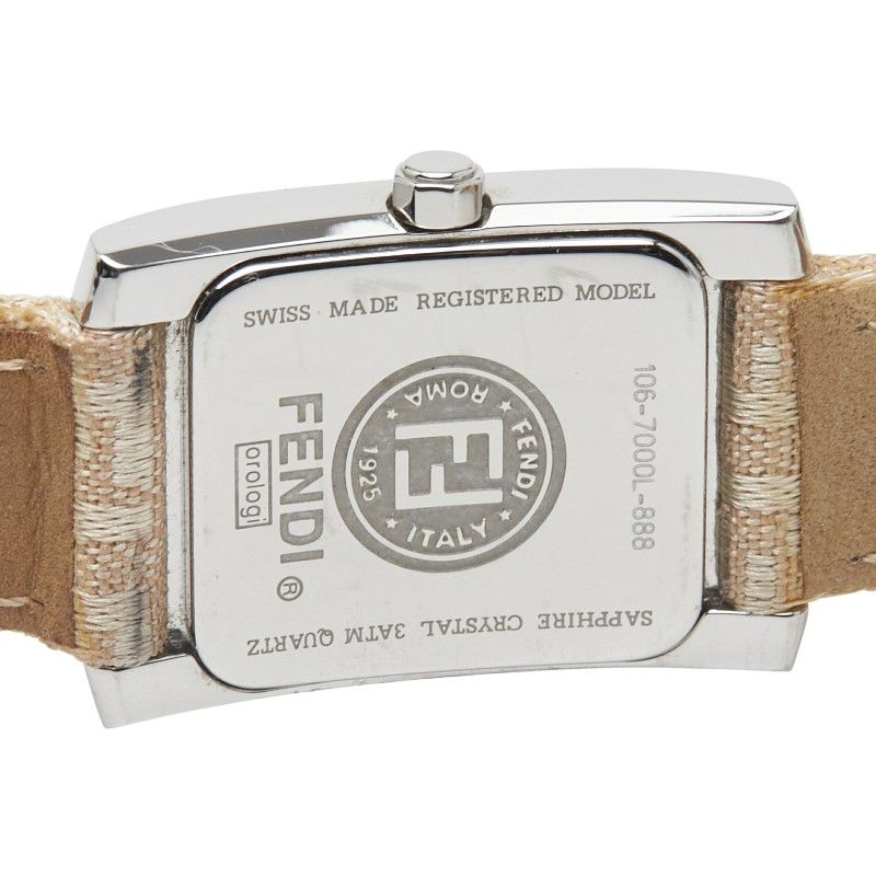 フェンディ オロロジ クラシコ 7000L シルバー ベージュ ステンレス