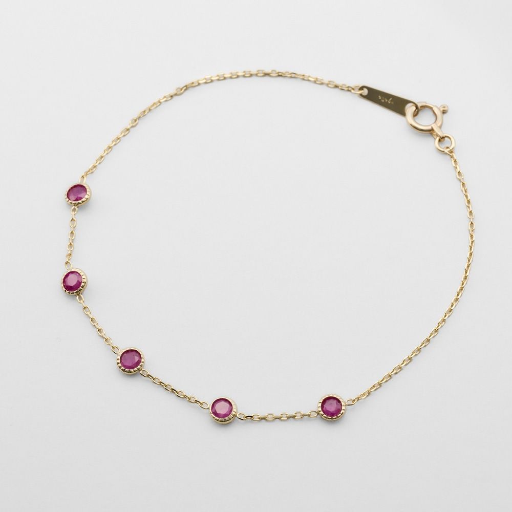 ★アガット agete★ドリーミードリーミー ブレスレット k10 ガーネット★ アガット agete☆ドリーミードリーミー ブレスレット k10 ガーネット