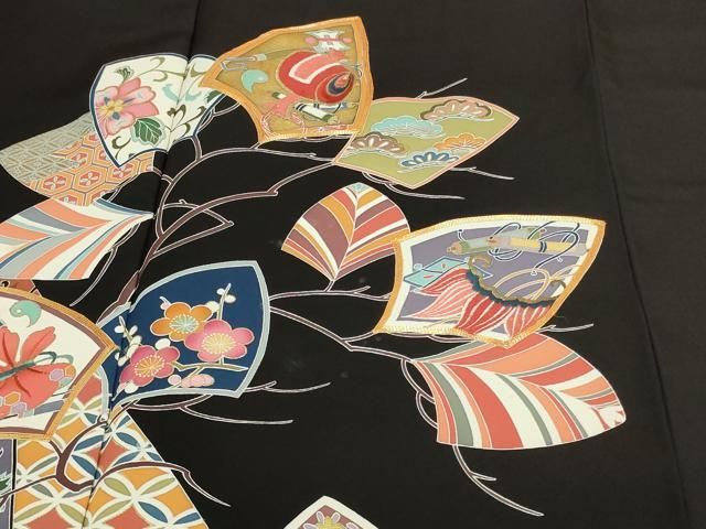 平和屋着物□豪華黒留袖 駒刺繍 宝尽くし花文 金彩 正絹 逸品 DAAW9921sf パーソナライズ 漫画 面白い チキン ブラウン ホワイト 1 1/2インチ バインダー 3リング収納 200枚 ポートフォリオ フォ