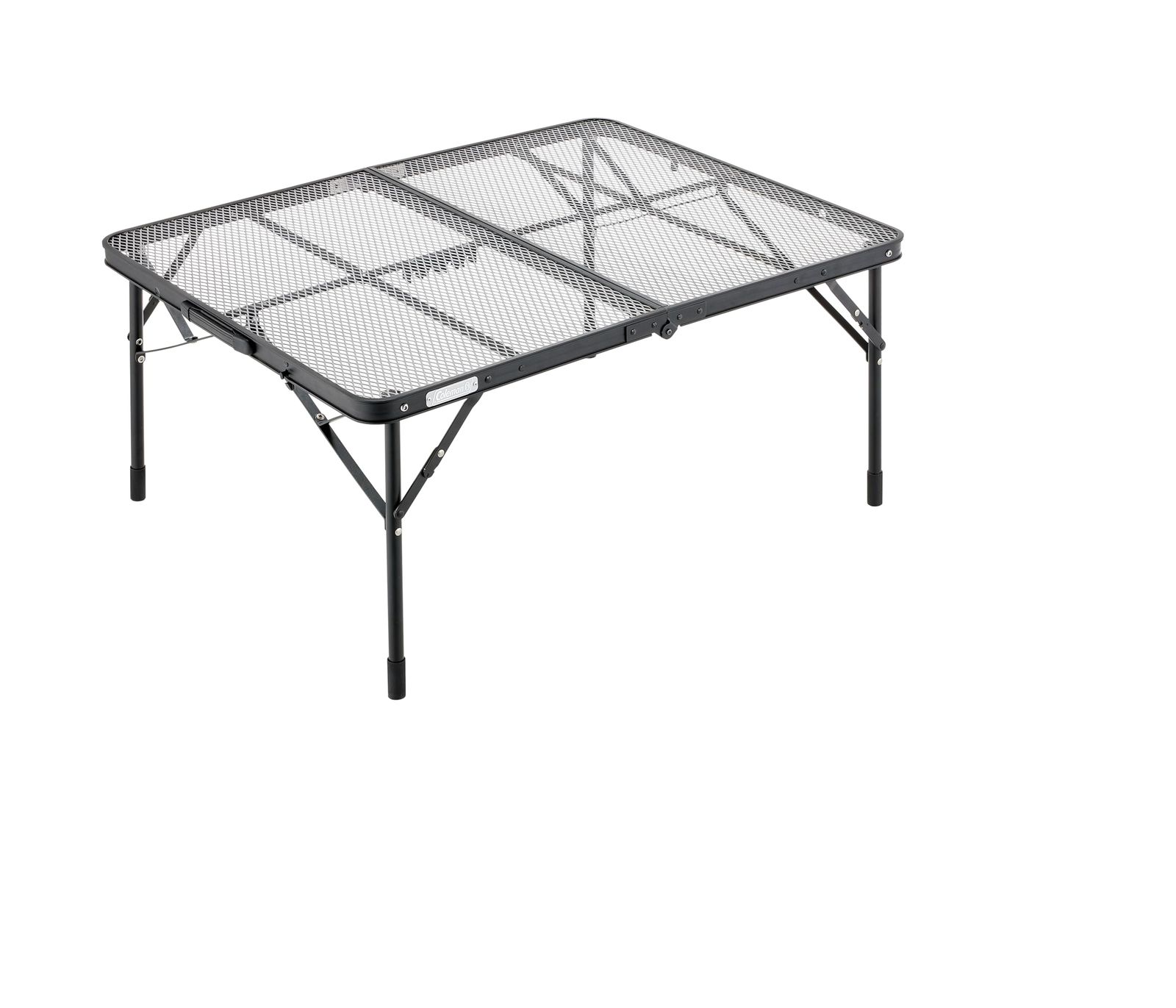 Coleman コールマン スパイダーテーブル 90 アウトドア キャンプ バーベキュー ピクニック 折りたたみ 耐荷重30kg ステンレス製 丸洗い ファミリー デュオ