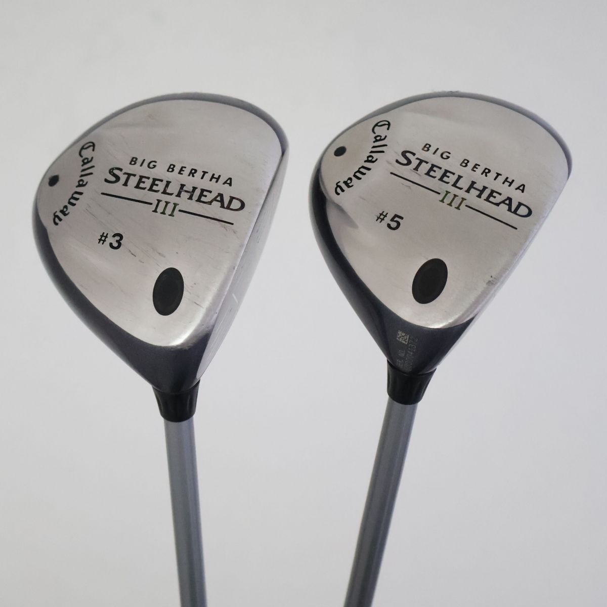 ○【3W＆5W 2本セット】キャロウェイ☆BIG BERTHA STEELHEAD III