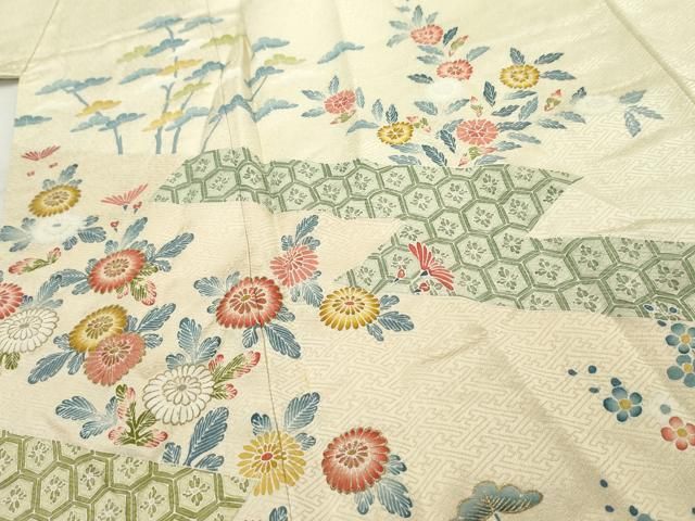 平和屋着物□豪華色留袖 枝花文 正絹 逸品 AABC5712cs - メルカリ