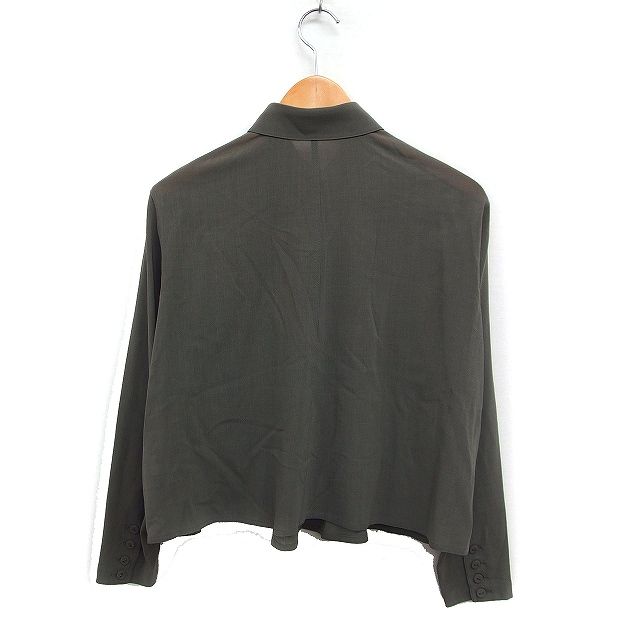 トクコプルミエブォル魚柄シフォン長袖ブラウス トクコプルミエブォル魚柄シフォン長袖ブラウス