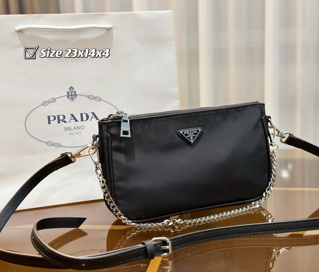 極美品 プラダ PRADA ショルダーバッグ ハンドバッグ 財布 3点セット