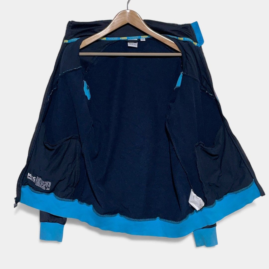 クージー プーマ コラボ トラックジャケット 水色 ブラック 3D ニット