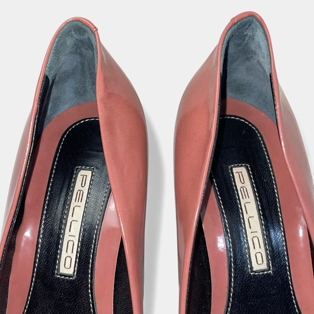ペリーコ パンプス エナメル ビジュー ピンク 正規品 - メルカリ