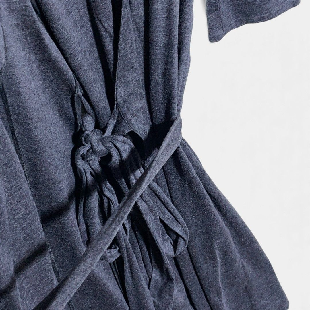 ブルックスブラザーズ ロング カーディガン グレー ガウン 5部袖 GINKGOPHARMACY_COM