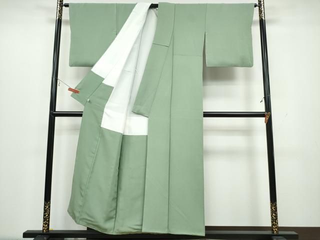 平和屋着物○上質なお召 吉野間道 鈴乃屋扱い 背抜き仕立て 正絹 逸品