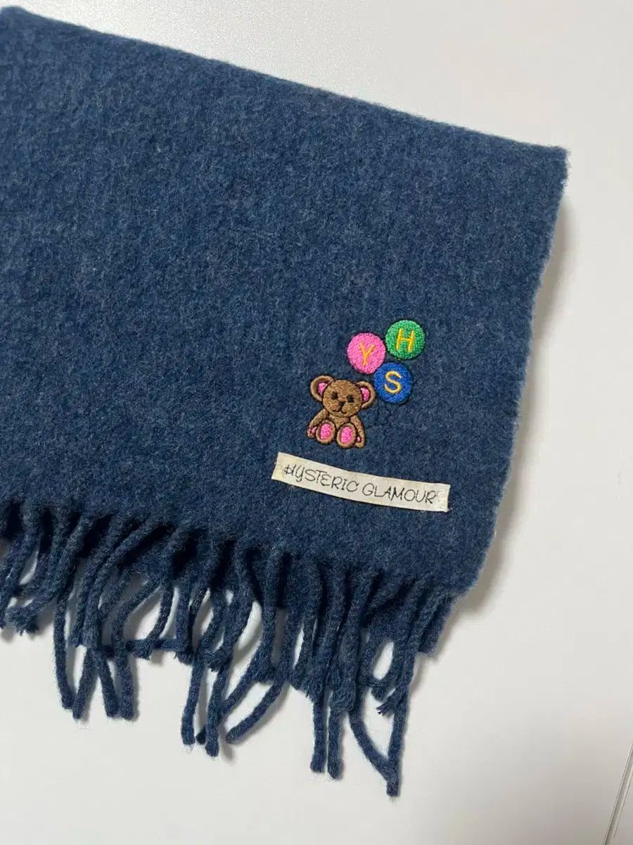 HYSTERIC GLAMOUR ヒステリックグラマー ブルーアーカイブ ブルアカ クマ ドール 風船 刺繍 マフラー