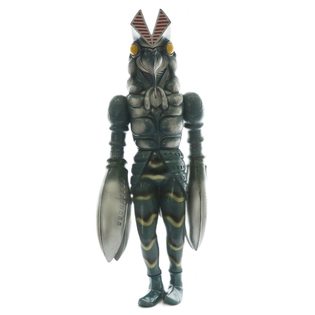 円谷プロ バンダイ BANDAI 1990 ジャイアントスケール フィギュア ソフビ ウルトラマン バルタン星人 緑 グリーン XZ GY 11