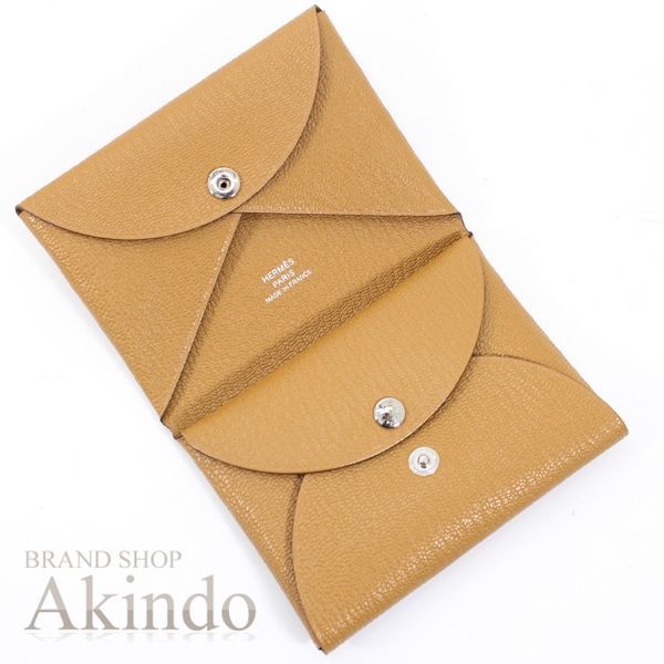 新品】エルメス カードケース コインケース 財布 カルヴィ デュオ