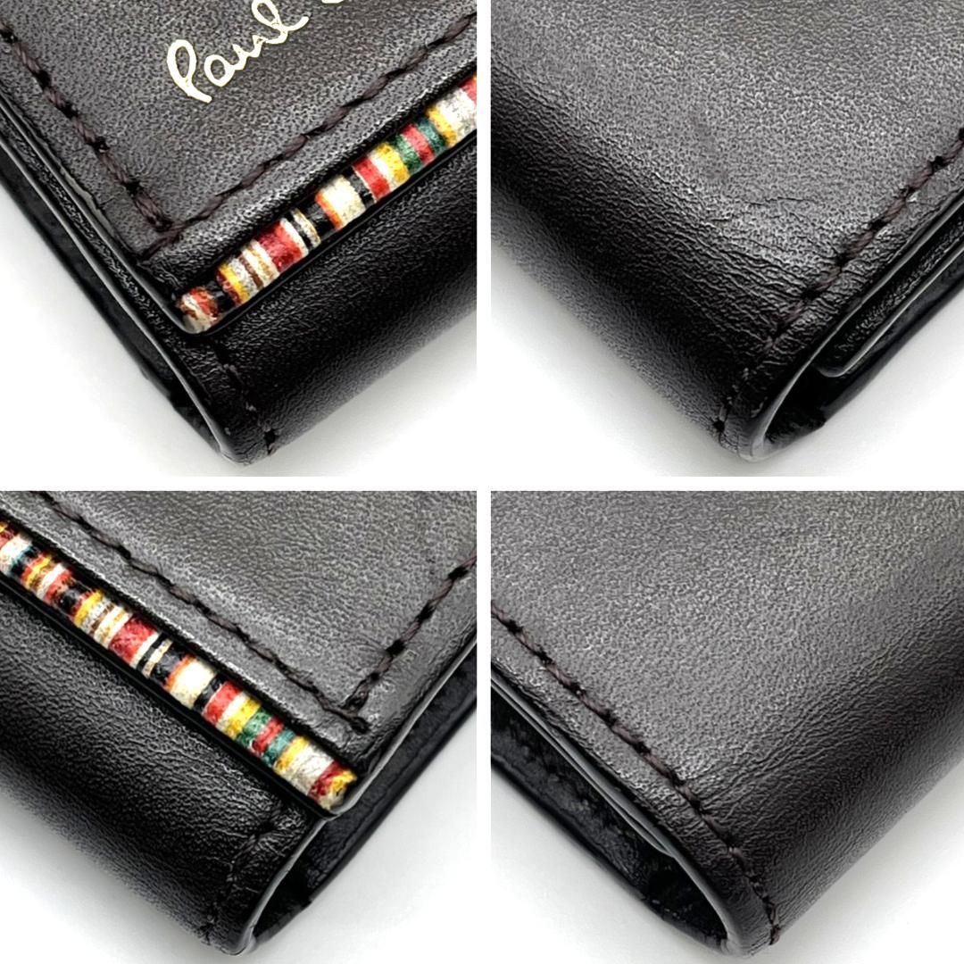 ポールスミス Paul Smith キーケース レザー ブラック マルチ