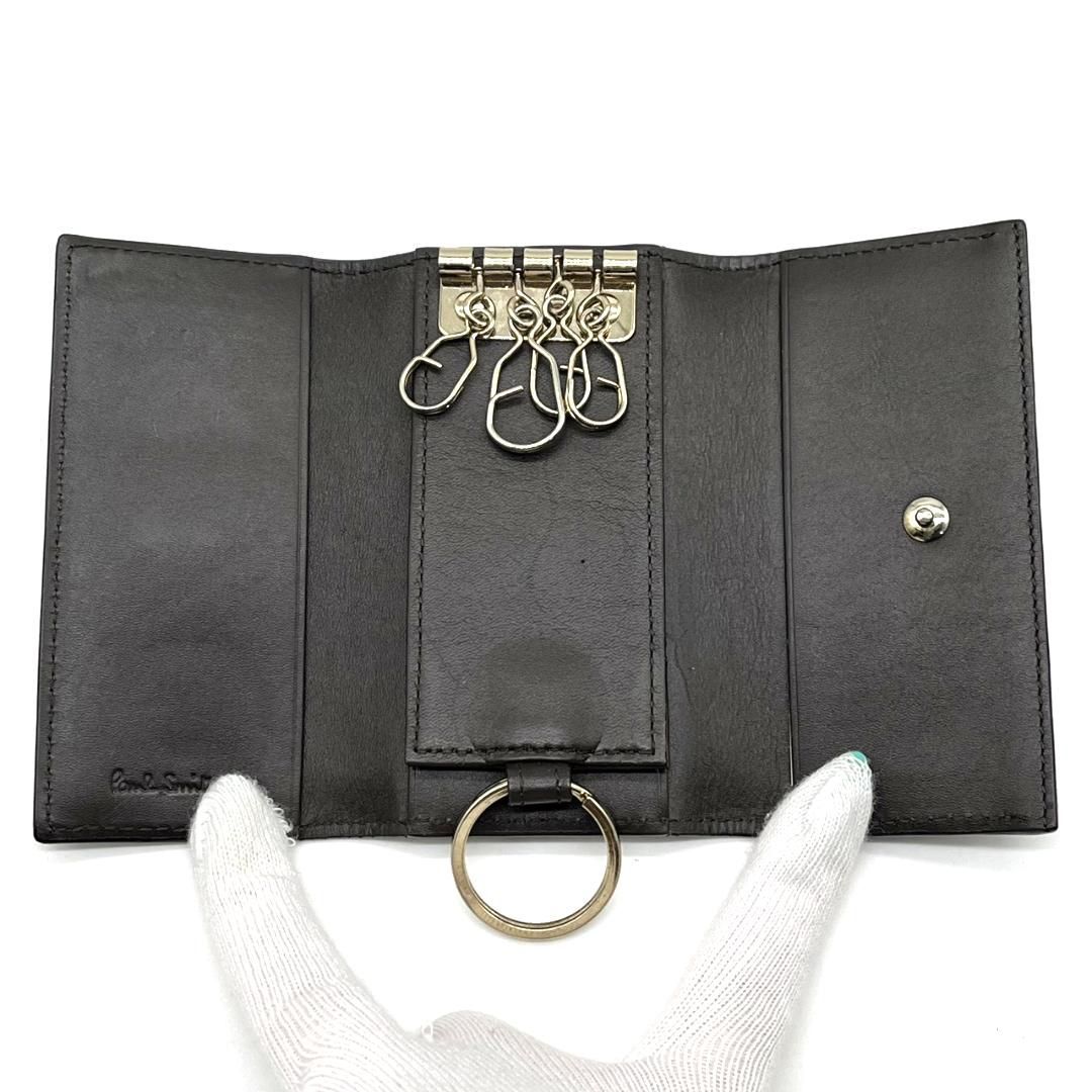 ポールスミス Paul Smith キーケース レザー ブラック マルチ