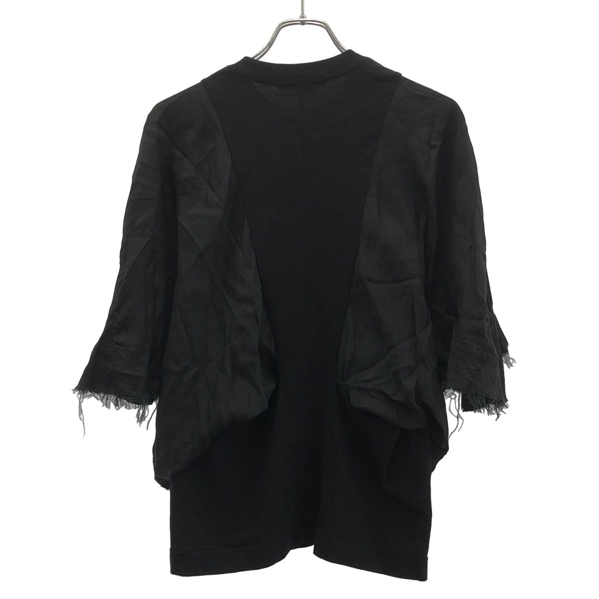 TOGA PULLA トーガ プルラ 24AW Cotton jersey T-shirt コットンジャージーTシャツ TP242-JK236 ブラック 36