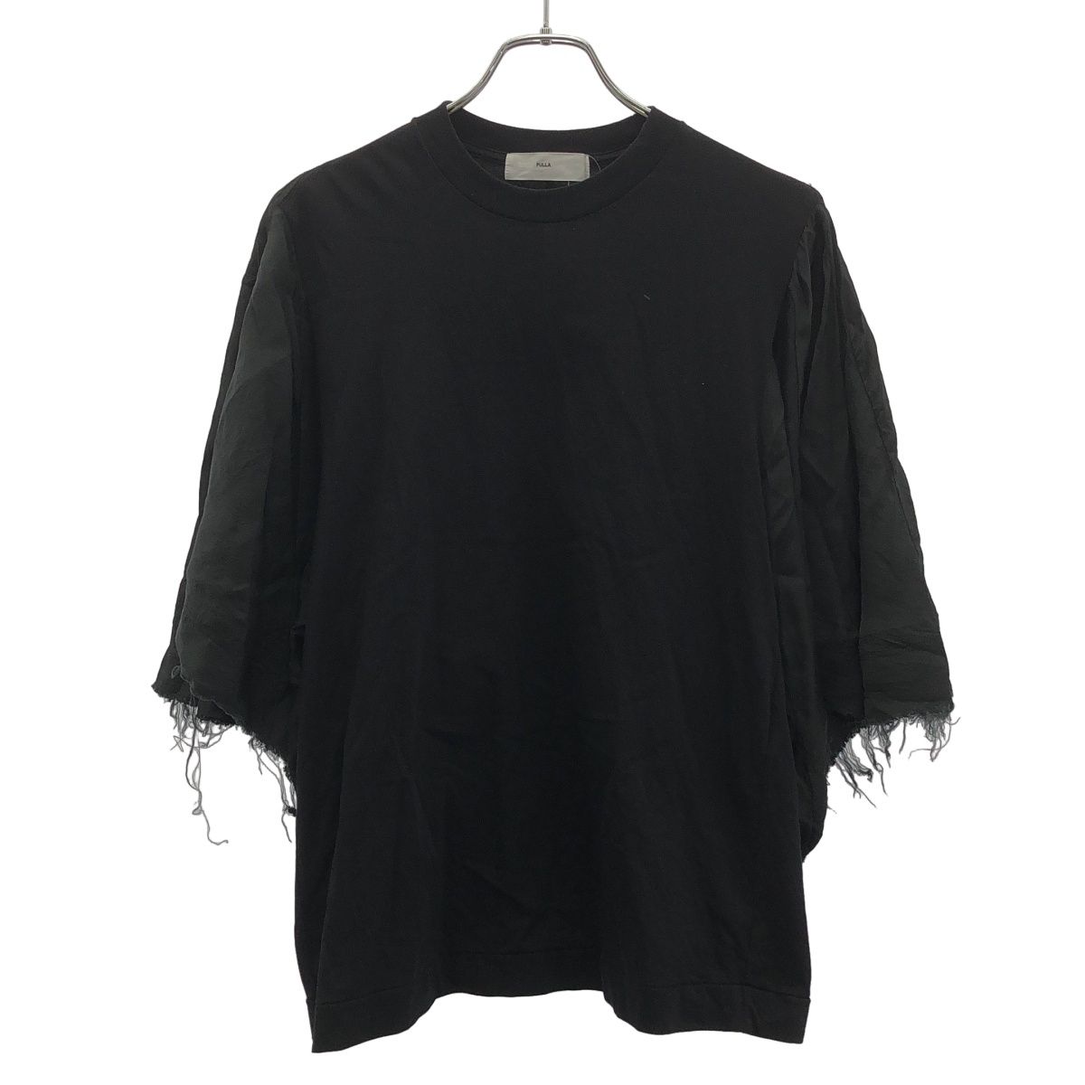 TOGA PULLA トーガ プルラ 24AW Cotton jersey T-shirt コットンジャージーTシャツ TP242-JK236 ブラック 36