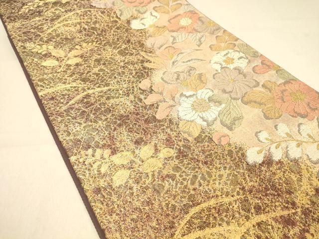 平和屋着物◎六通柄袋帯 辻が花 金銀糸 正絹 逸品 DAAY4214jm - メルカリ