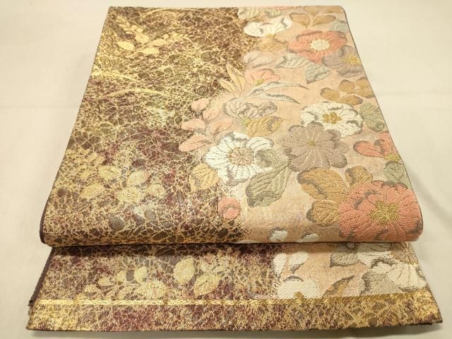 平和屋着物◎六通柄袋帯 辻が花 金銀糸 正絹 逸品 DAAY4214jm - メルカリ