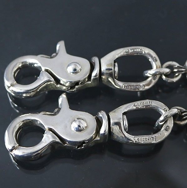 ウォレットチェーン　シルバー925 クロムハーツ CHROME HEARTS クロムハーツ（原本無） 1BALL SHORT-S フローラル