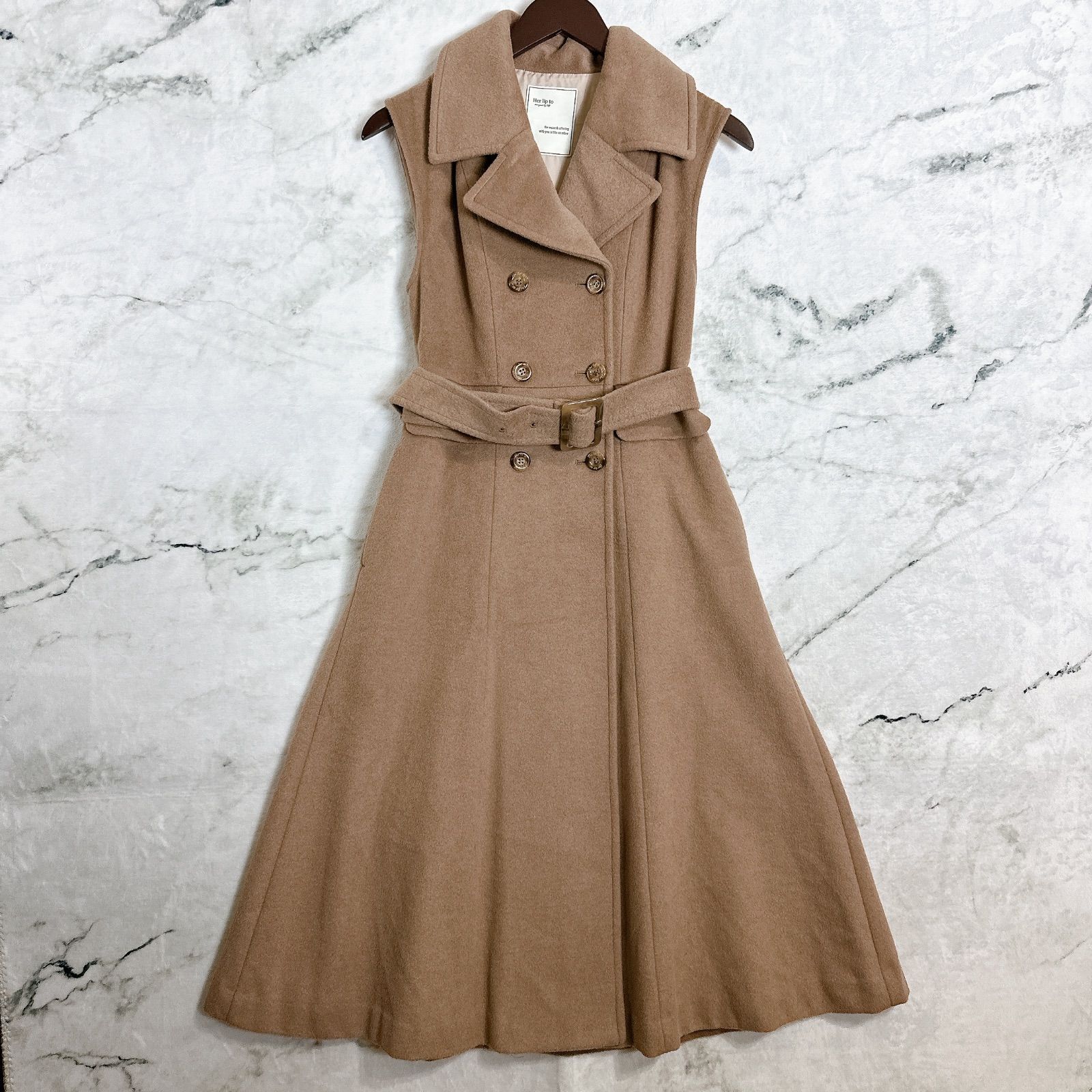 Herlipto パーリップトゥ　トレンチコート herlipto 【8月25日(日)19時発売】 Classical Stand Collar Trench