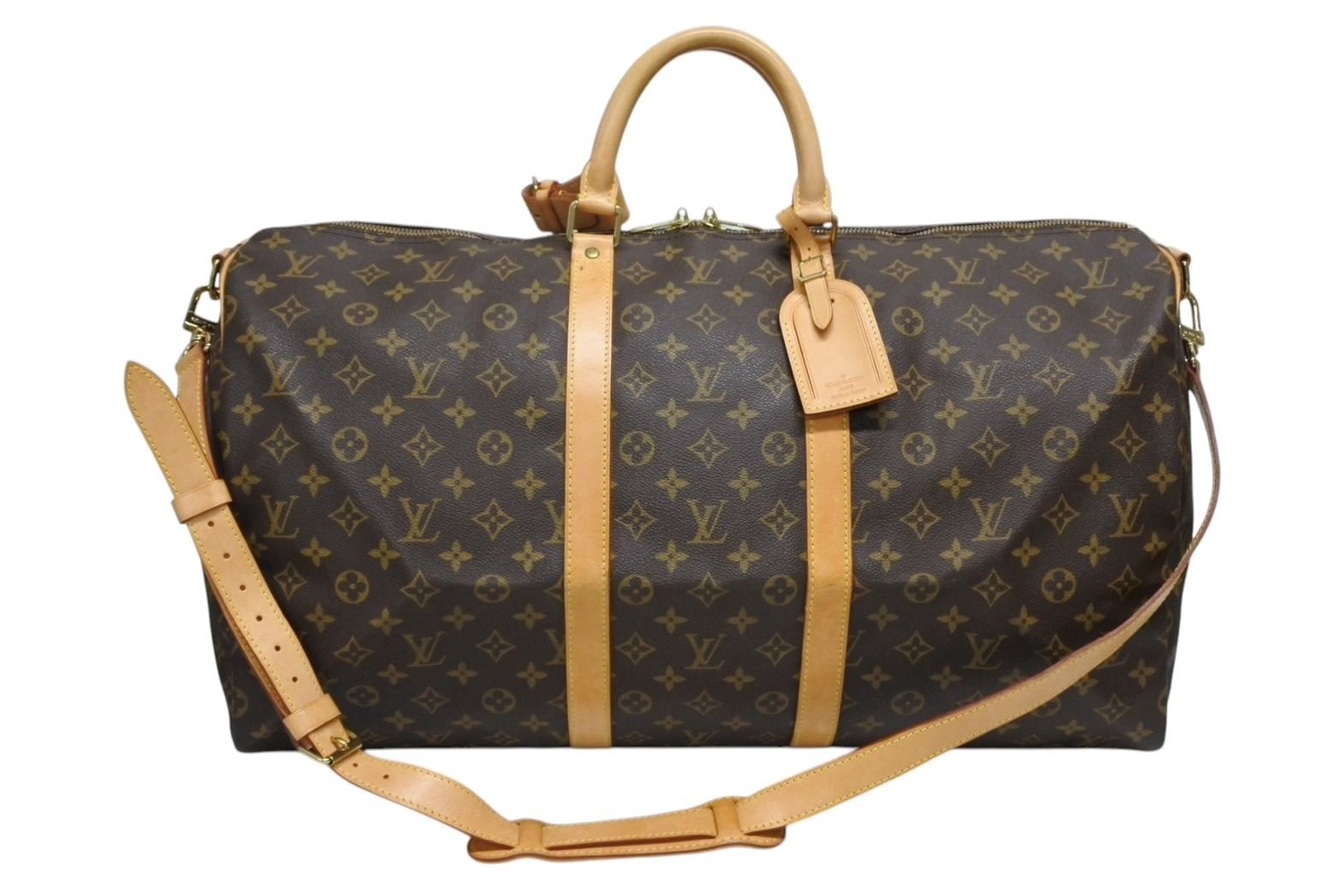LOUIS VUITTON ルイヴィトン キーポル バンドリエール55 ボストンバッグ M41414 モノグラム ブラウン 4b008578