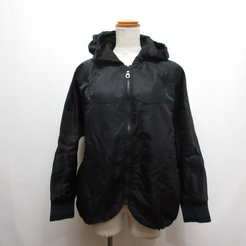 フラボア FRAPBOIS フーデッド 中綿 ジップ ブルゾン 0 黒 ブラック