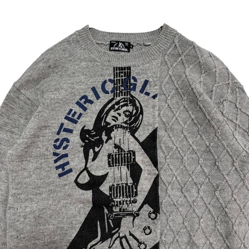 4917 HYSTERIC GLAMOUR ヒステリックグラマー ニット リネンブレンド