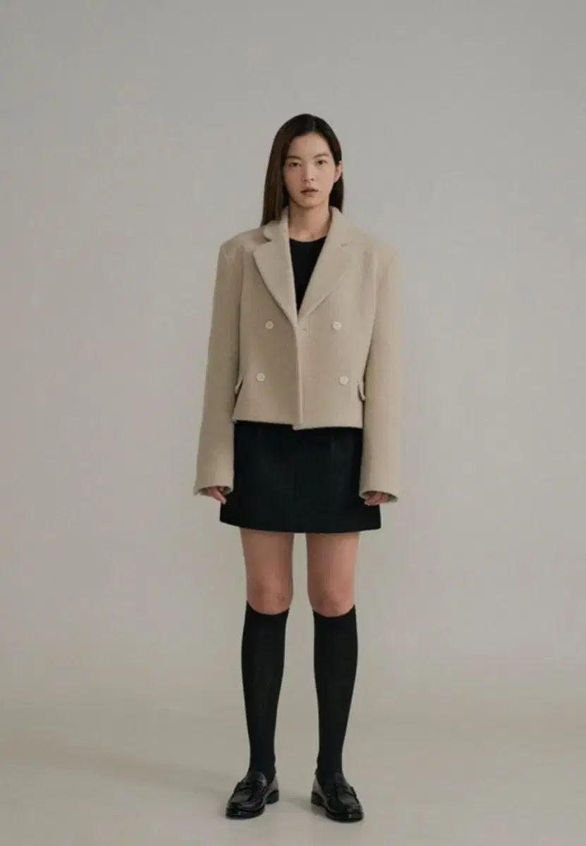 タナット ダブルブークレジャケット ベージュ