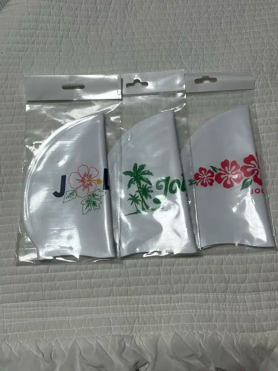 JOLYN スイミングキャップ 3 腸 一括 アロハ 熱帯 ハイビスカス