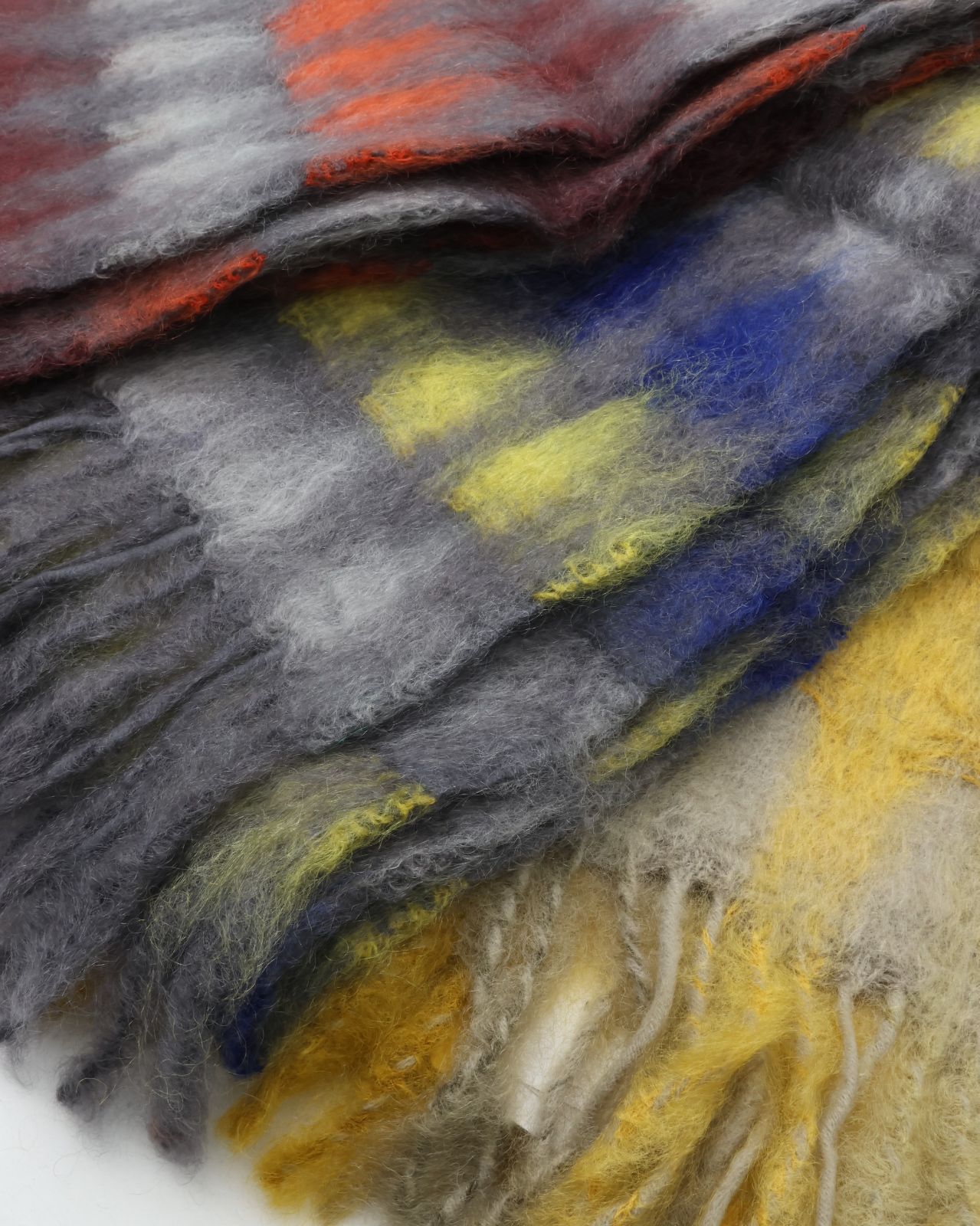 モヘアストール