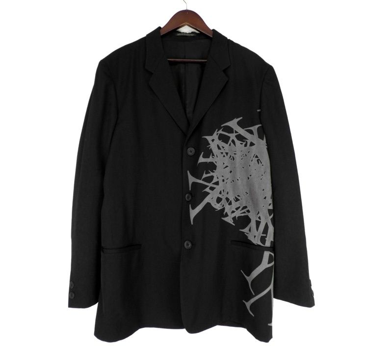 ヨウジヤマモト プールオム Yohji Yamamoto POUR HOMME 24SS YY柄 染色