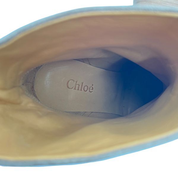  クロエ Chloe ブーツ ウェッジソール アンクル ベージュ スウェード 36 約23 cm前後 レディース S 5 X 144 その他 ブーツ