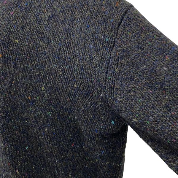 ギャルリーヴィー GALERIE VIE タートルネックプルオーバー 長袖 ネップ 黒 ウール混 カシミア混 S 5号 レディース S5X133 GINKGOPHARMACY_COM