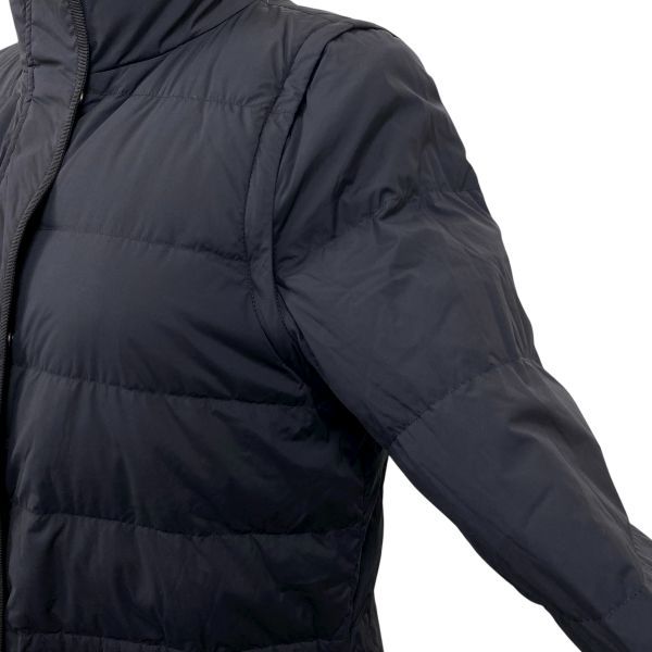 Theory セオリー　フード付き　ロング　ダウンベスト　S ブラック Theory セオリー フード付き ロング ダウンベスト S ブラック ユニクロ