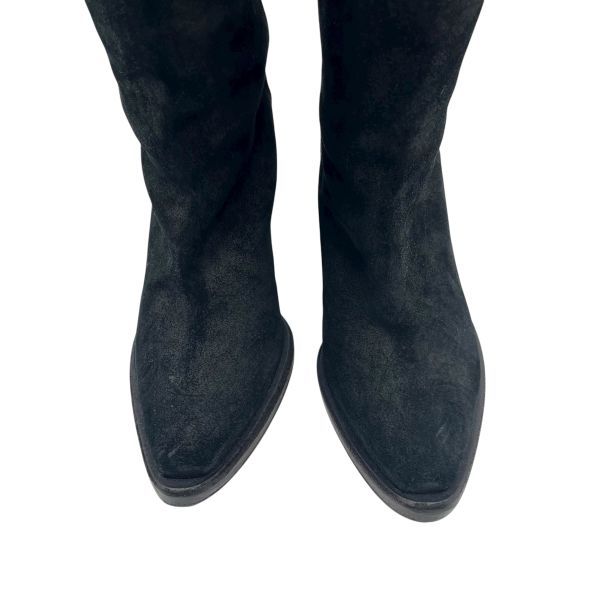  ジバンシー Givenchy ブーツ ニーハイ ロング ニット 黒 スウェード 36.1 2 約23.5 cm前後 レディース S 5 X 137 ニーハイ サイハイブーツ ブーツ