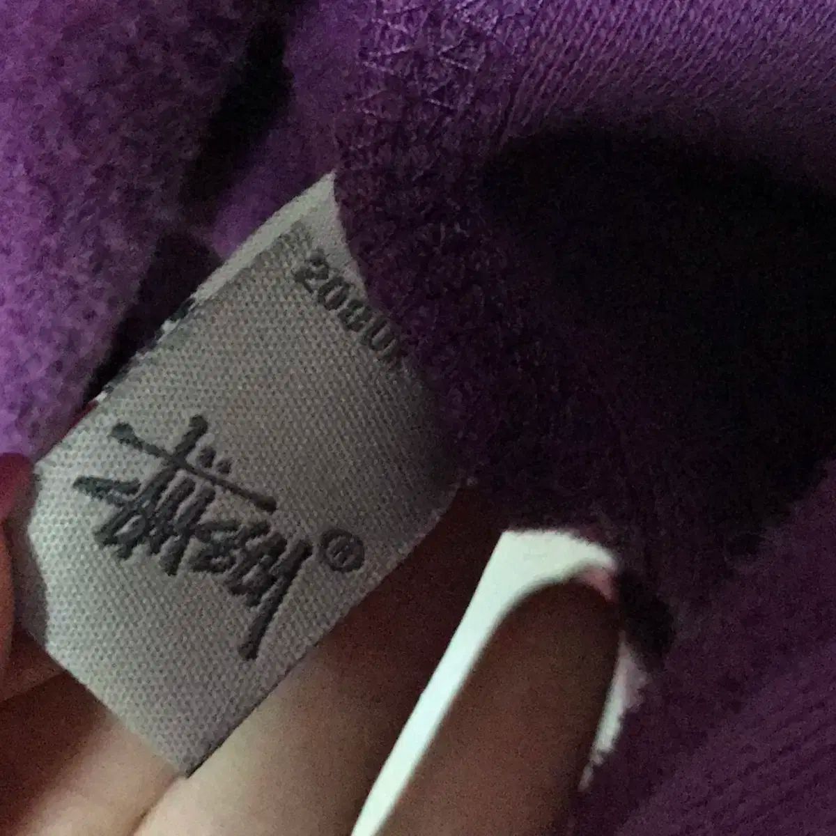  STU SaTurday of Us Classic WHO ジップアップ パープル M パーカー トップス