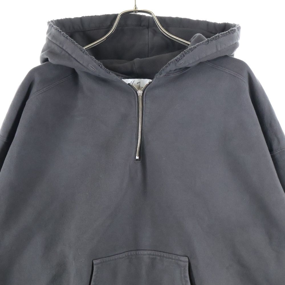 ANCELLM (アンセルム) 25AW HALF ZIP HOODIE ANC-CT117 ダメージ加工