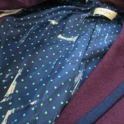 ポールスミス PAUL SMITH テーラードジャケット ダブル 総裏地 ライン