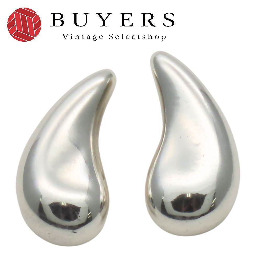 ティファニー ピアス ティアドロップ シルバー925 約2.2g シルバー エルサペレッティ かわいい レディース 女性 TIFFANY-Co