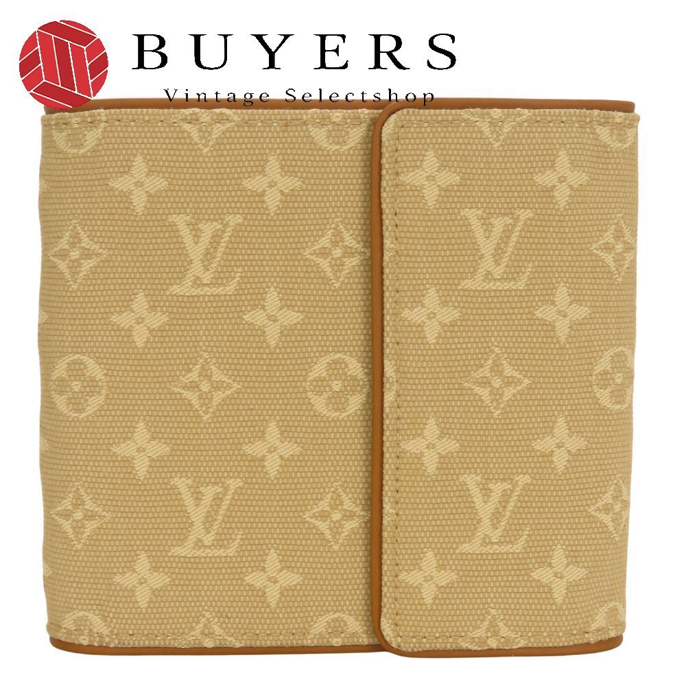 ルイ ヴィトン 三つ折り財布 ポルトビエ カルトクレディ モネ M92441 モノグラムミニ ベージュ系 小物 レディース 女性 LOUIS VUITTON
