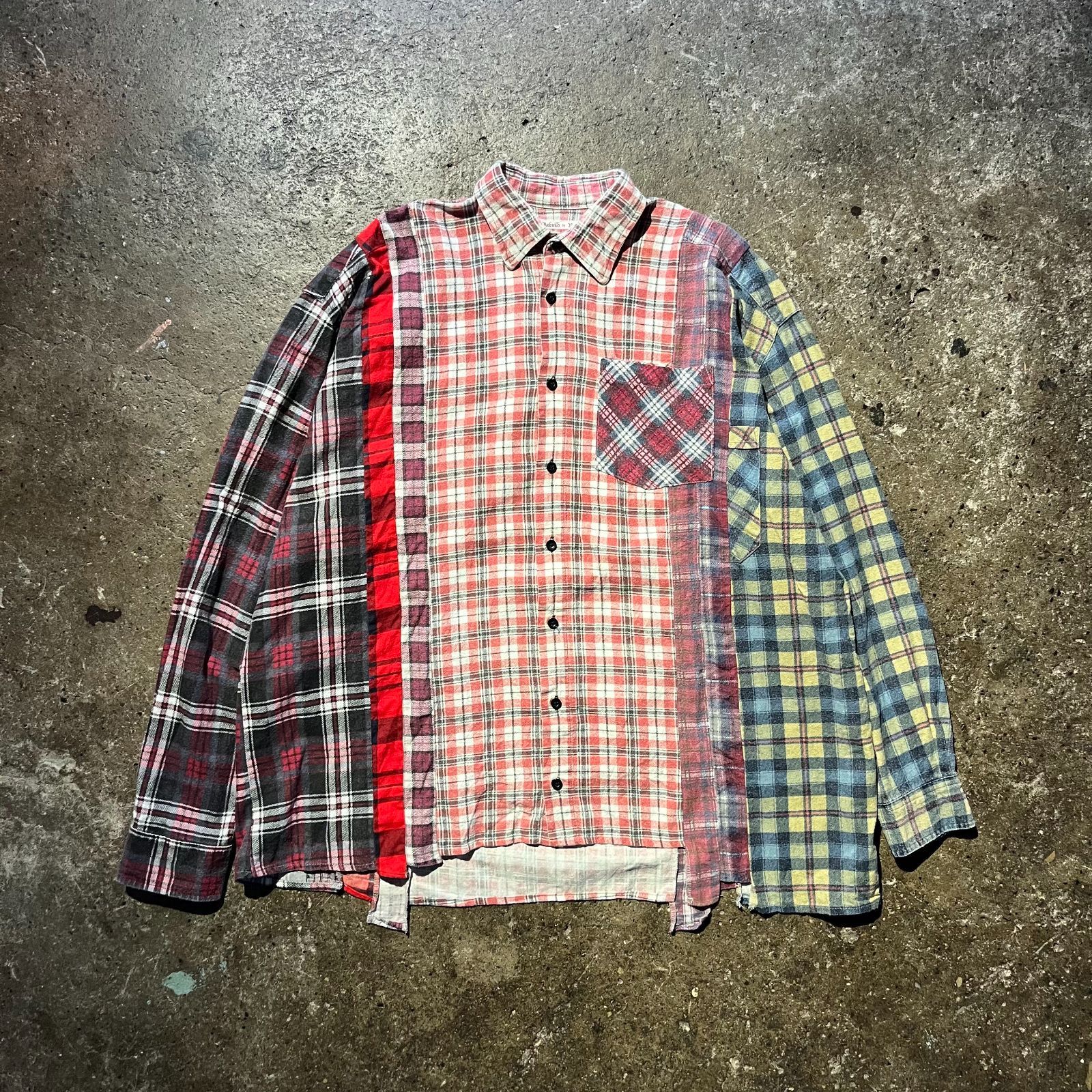Rebuild by Needles チェック柄ネルシャツ Lサイズ Rebuild by Needles チェック柄ネルシャツ Lサイズ Rebuild by Needles