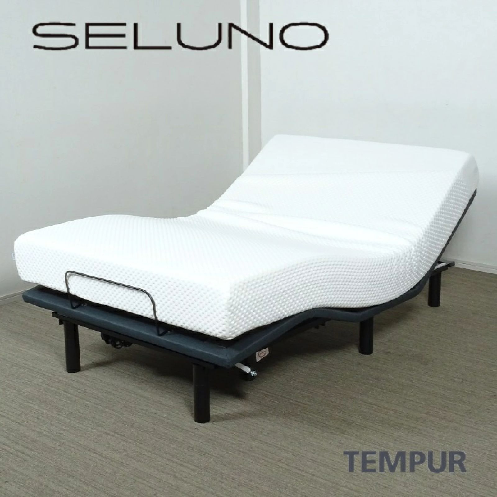 ◾︎SELUNO◾︎ 短期展示超 TEMPURテンピュール Zero G ゼロジー フォールダブル 電動リクライニングベッド セミダブル マットレス付き 45万 v 806