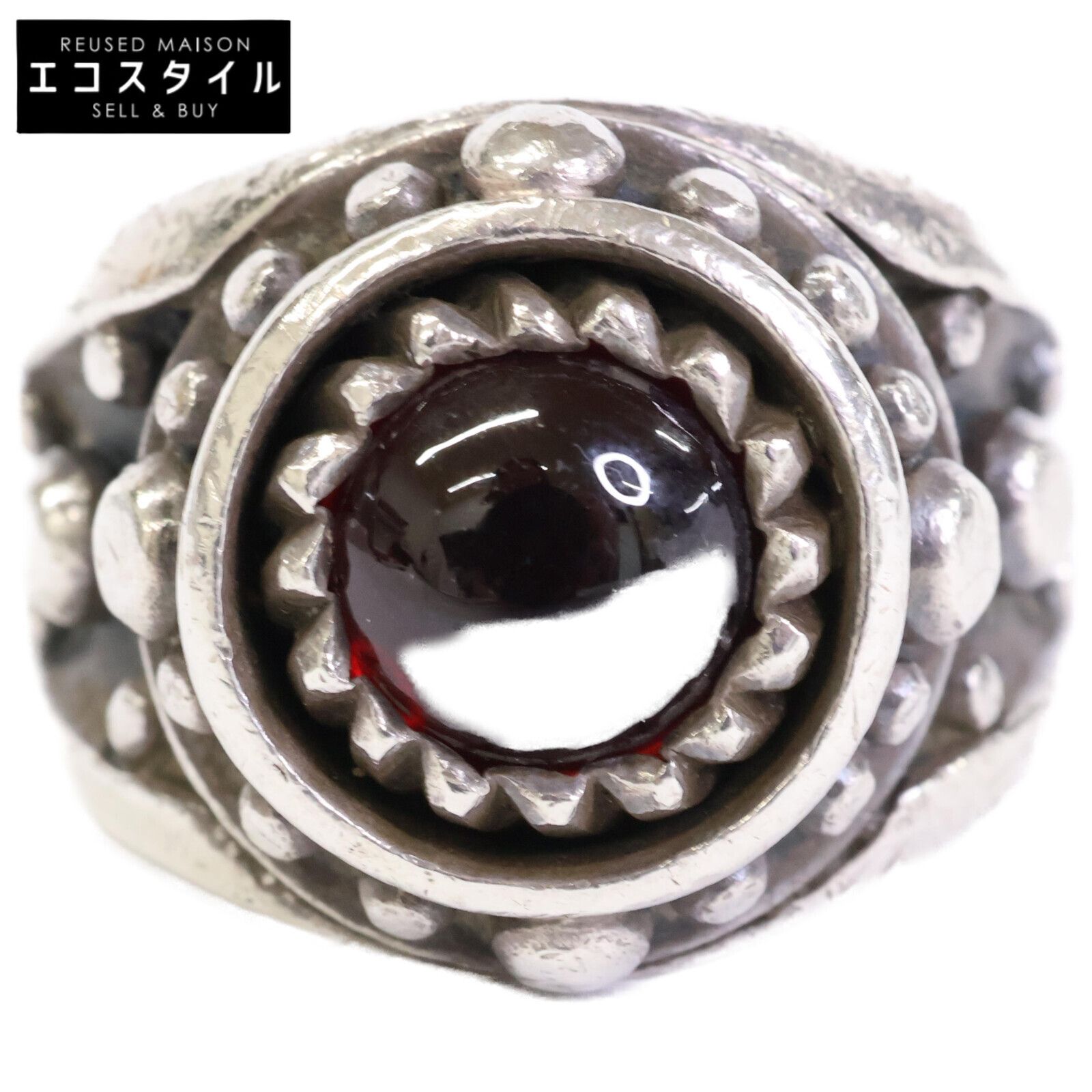 CELT&COBRA ケルトアンドコブラ Argent Gleam 925 ガーネット 16号