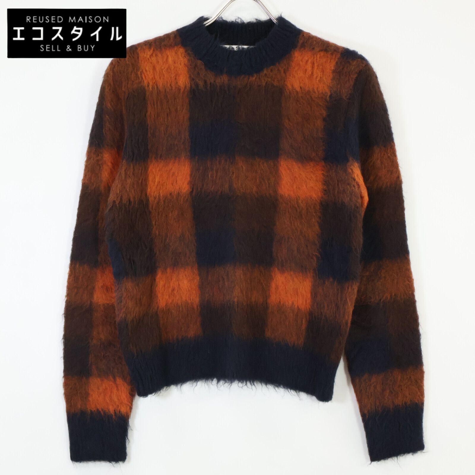 ACNE STUDIOS アクネ ストゥディオズ A60177 シャギーウールチェックニット XS