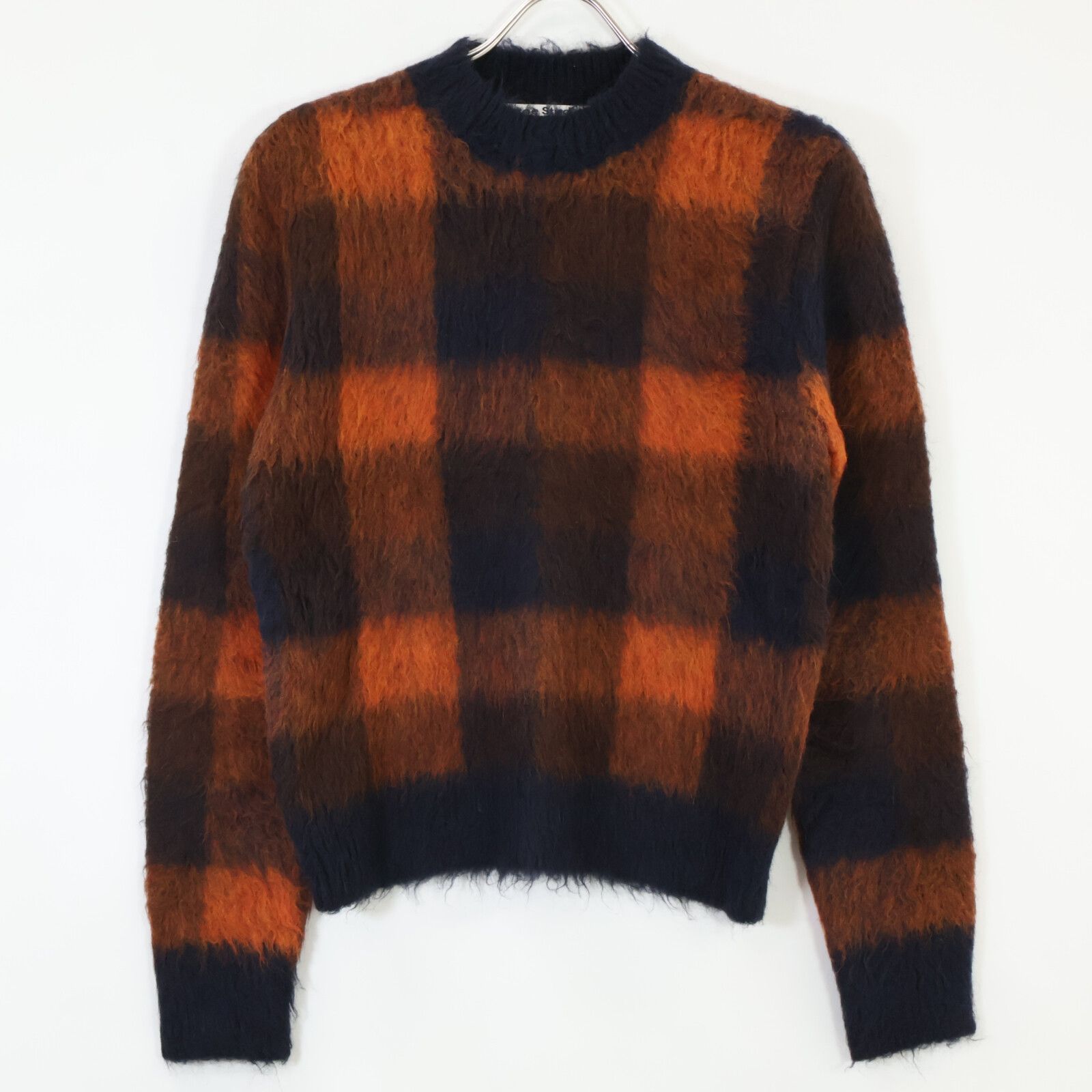 ACNE STUDIOS アクネ ストゥディオズ A60177 シャギーウールチェックニット XS