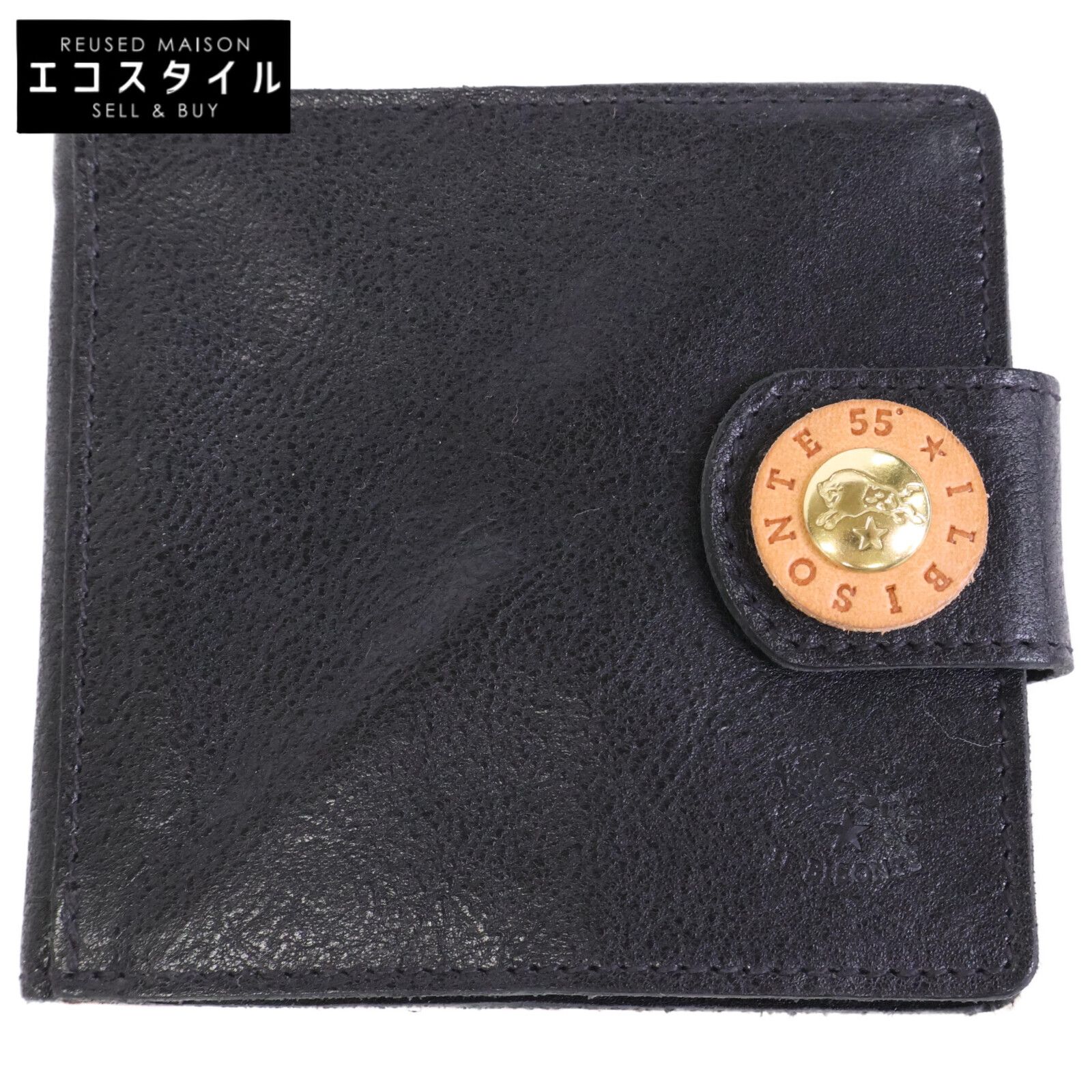 IL BISONTE イルビゾンテ 2025 AUTUMN WINTER 54_1_54252310941 55th コンビボタン バイフォールド ウォレット